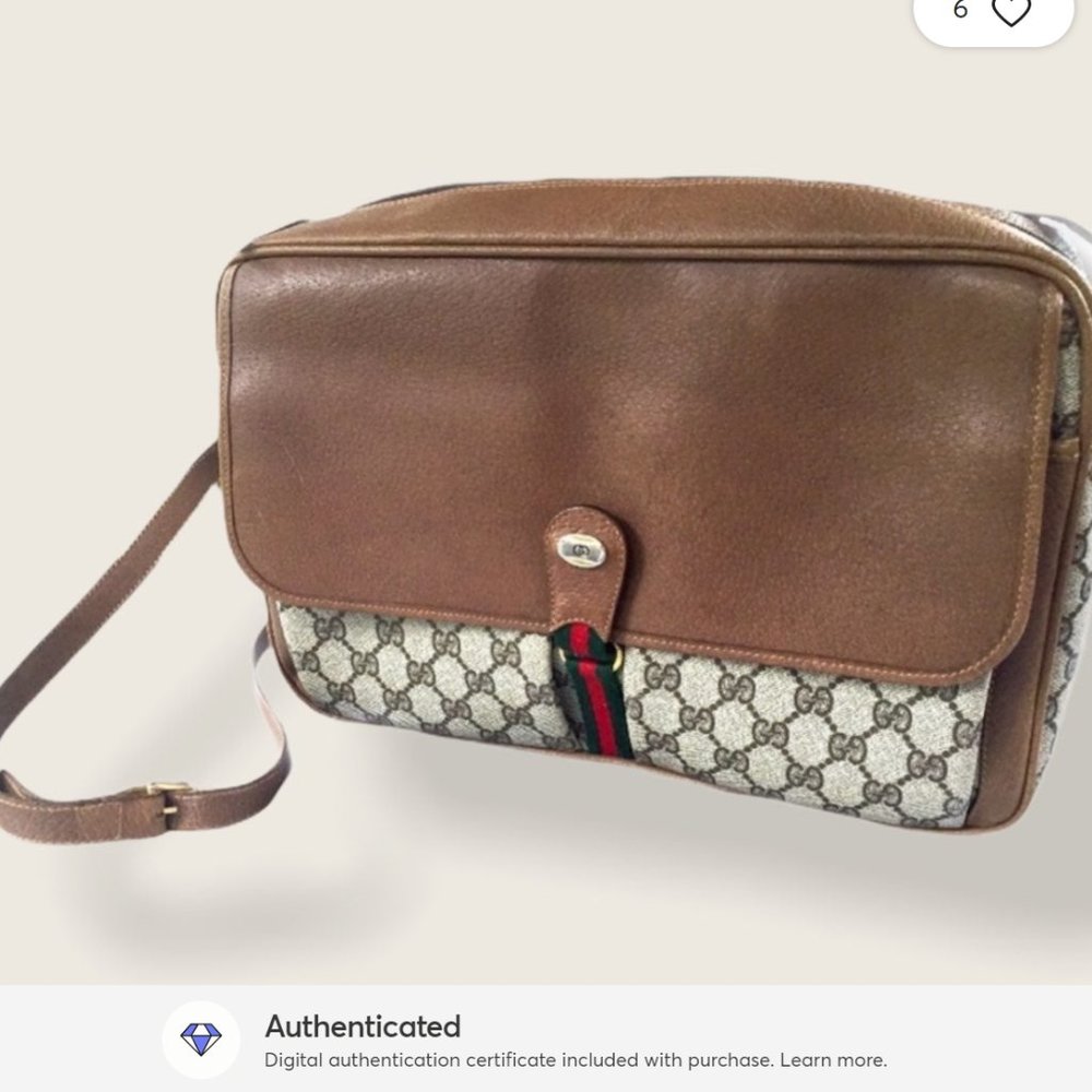 Gucci Ophidia Supreme Large Crossbody Shoulder Bag
